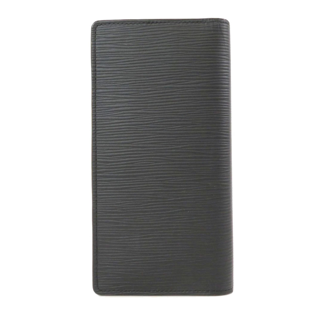 Louis Vuitton Long Wallet Portefeuille Brazza Leather Epi Black